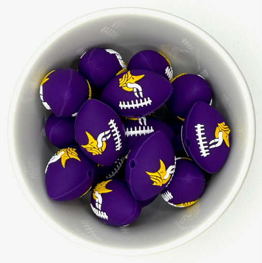 Minnesota Vikings | Silicone Focal Bead 3D