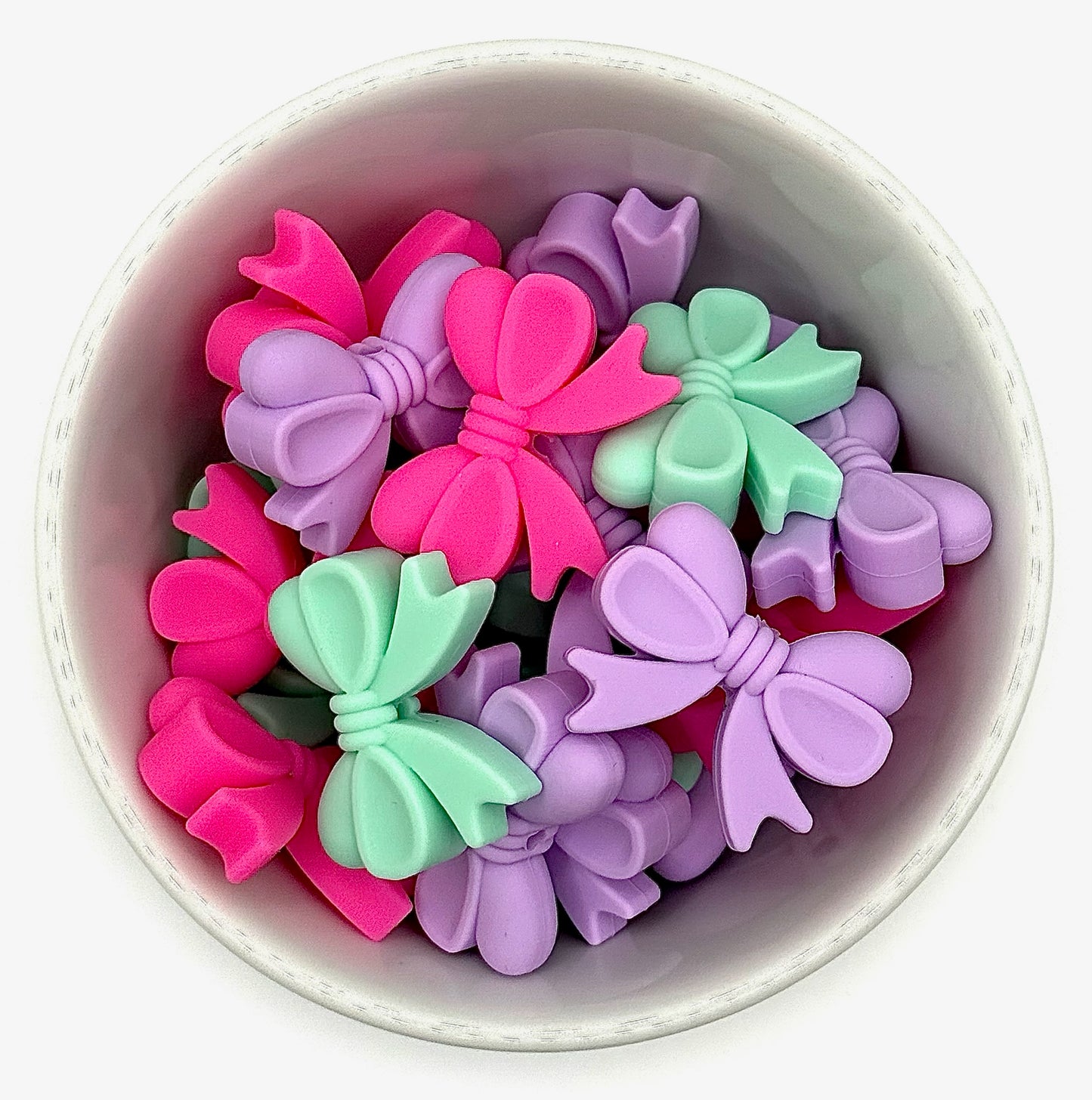 Pretty Bow | Silicone Focal Bead