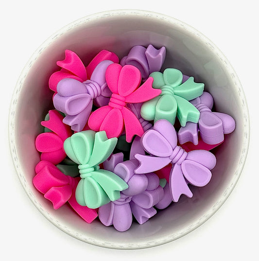 Pretty Bow | Silicone Focal Bead