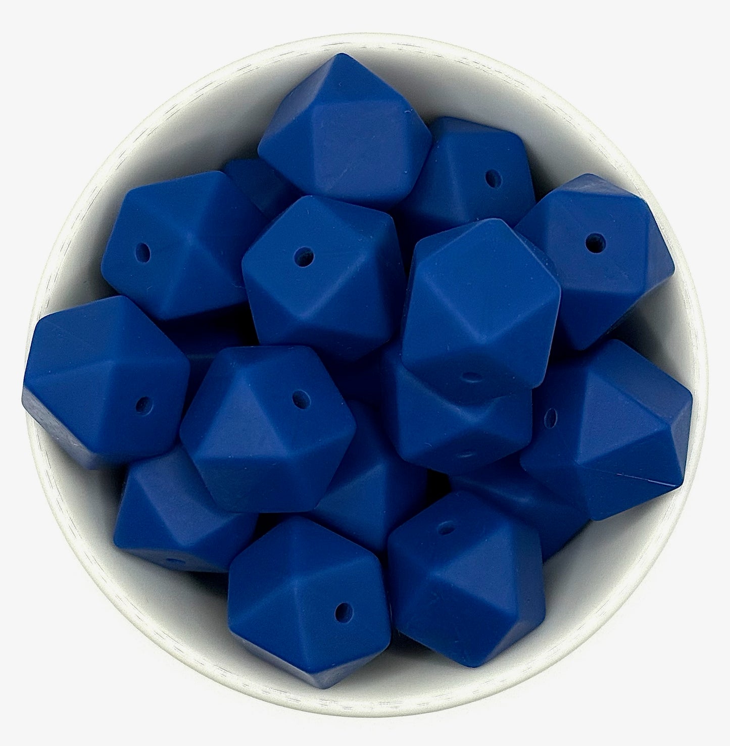 Hexagon 17mm Solid |  Silicone Beads