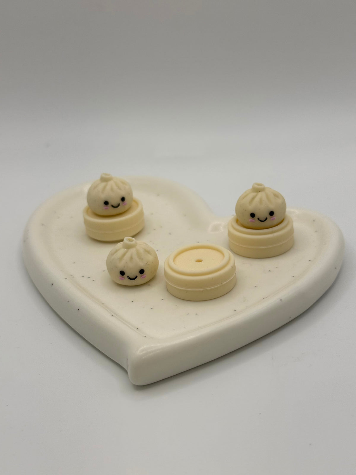Glitter Dumplings | 3D Silicone Focal Beads