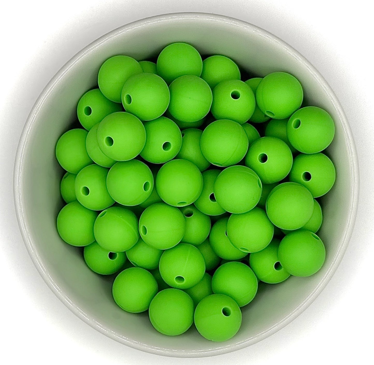 Silicone Round Bead 12mm | Silicone Solid Color Beads