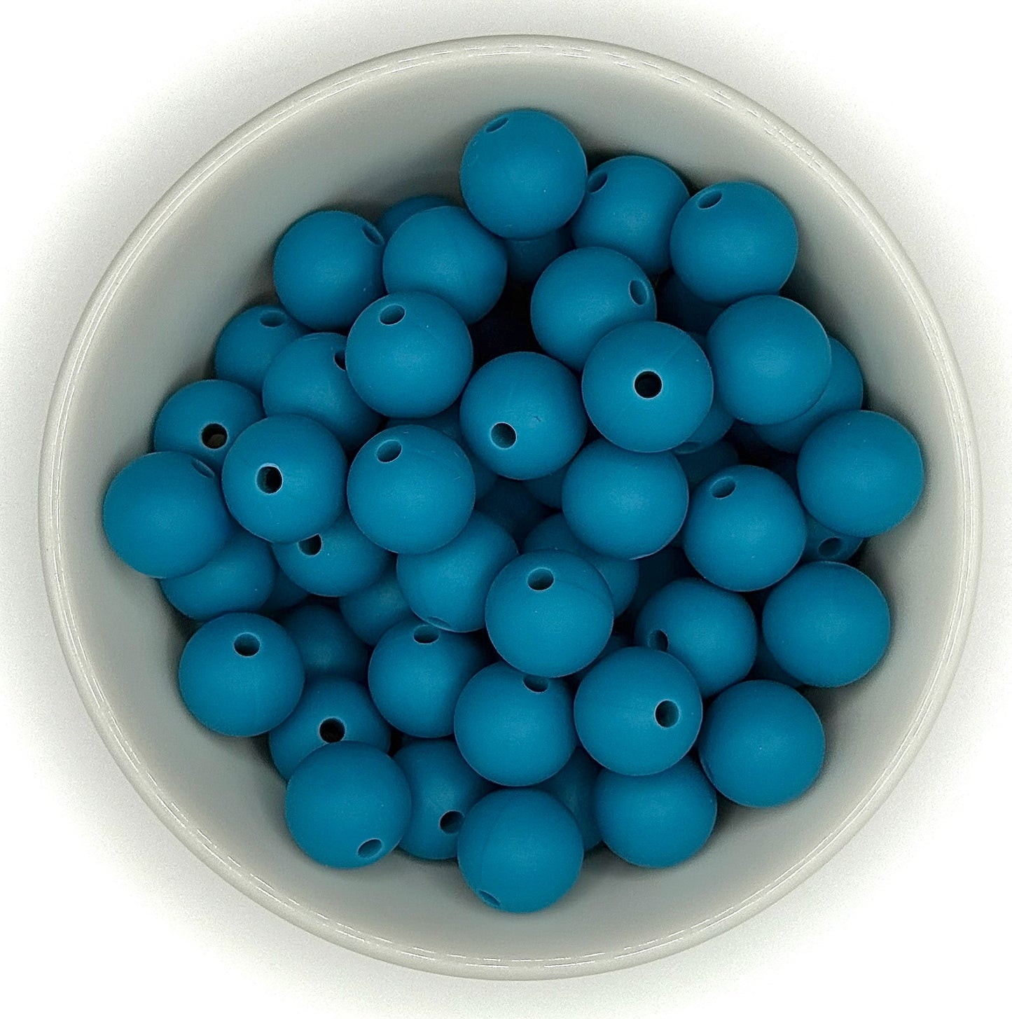 Silicone Round Bead 12mm | Silicone Solid Color Beads