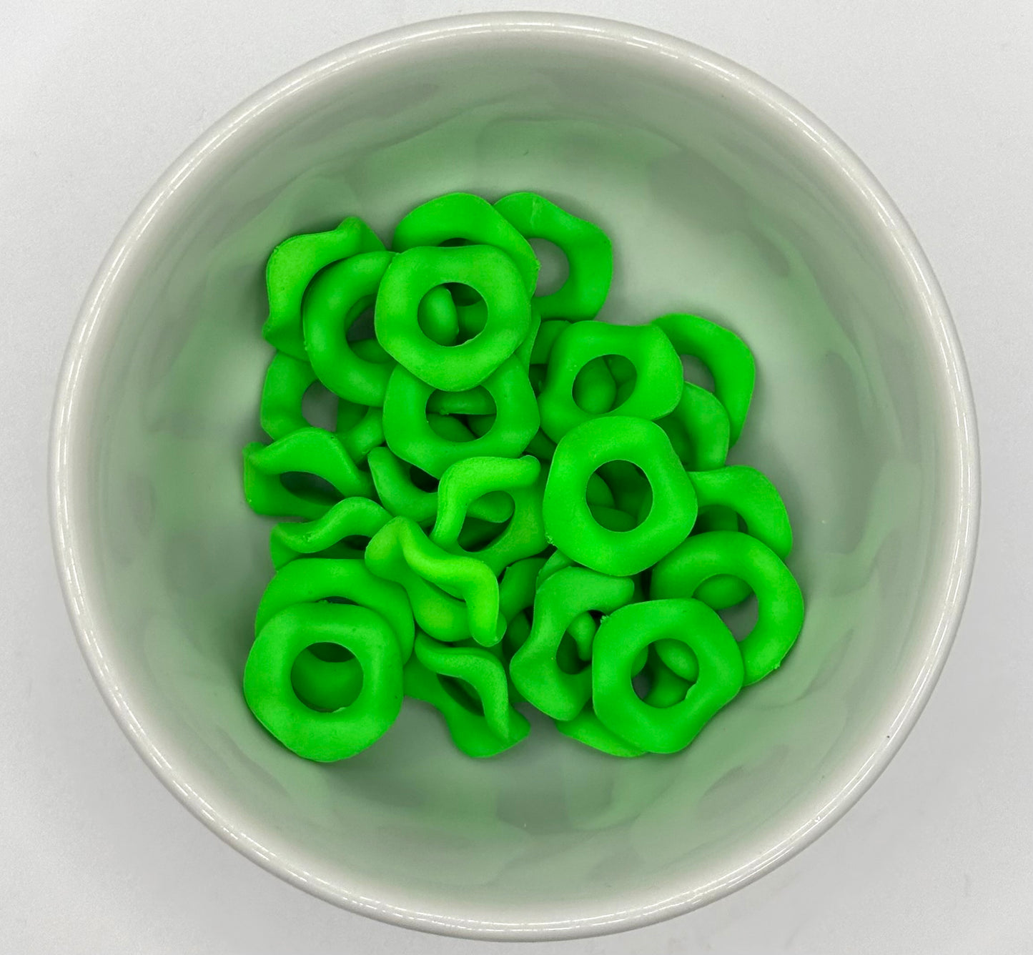 Neon Wavy Spacers | Spacer Beads