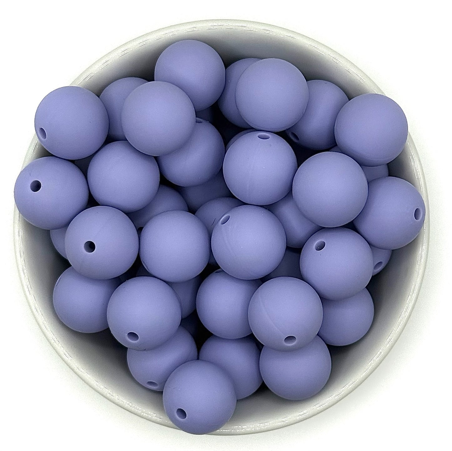 Silicone Solid Colour 15mm Beads | Silicone Beads Round
