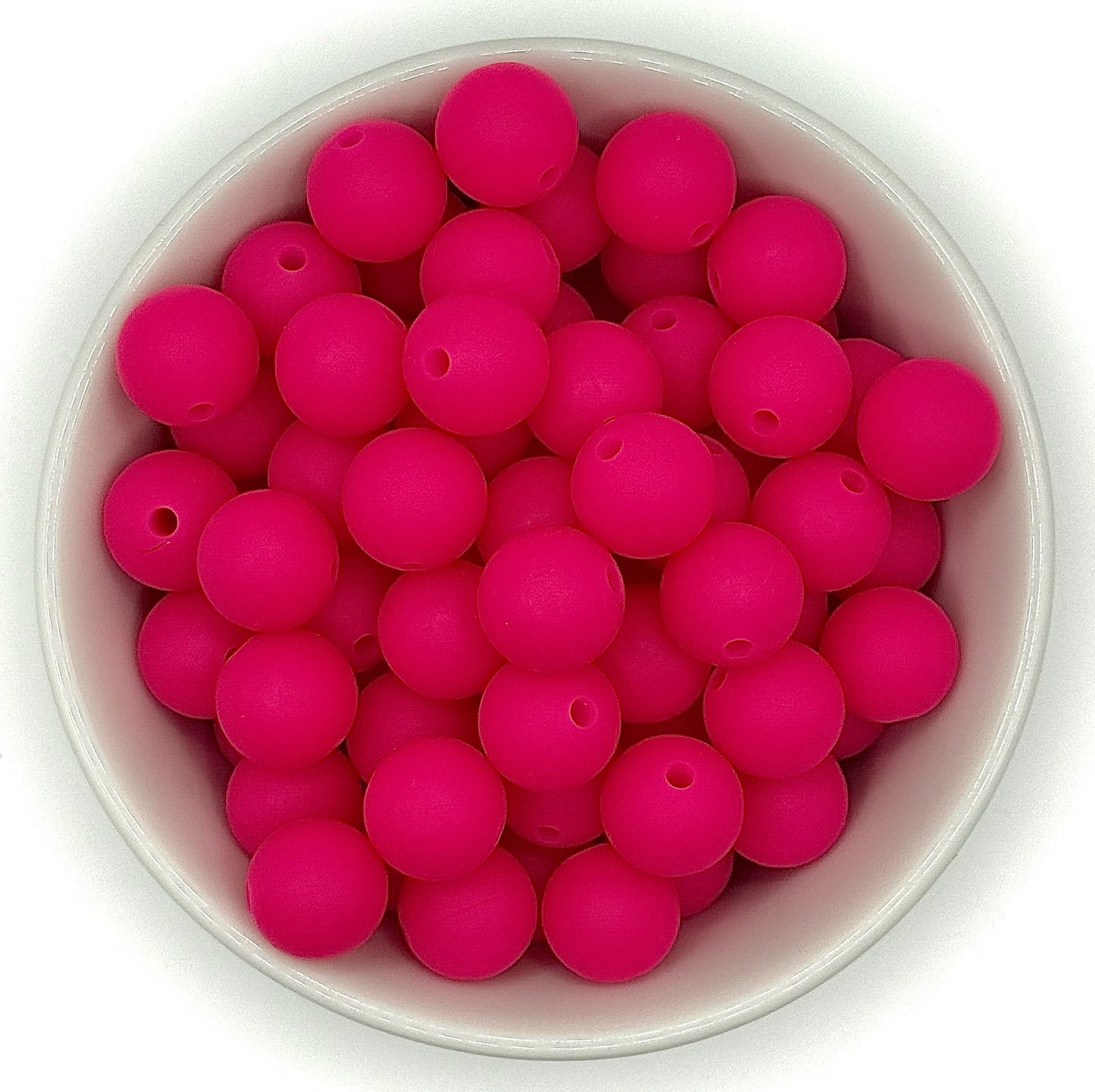Silicone Round Bead 12mm | Silicone Solid Color Beads