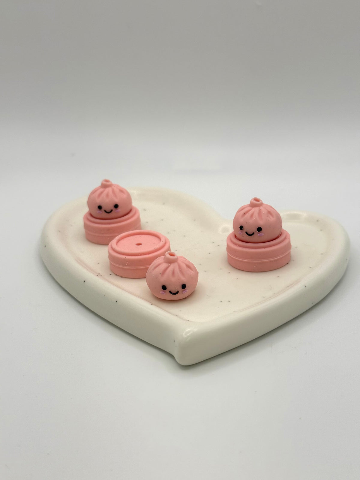 Glitter Dumplings | 3D Silicone Focal Beads