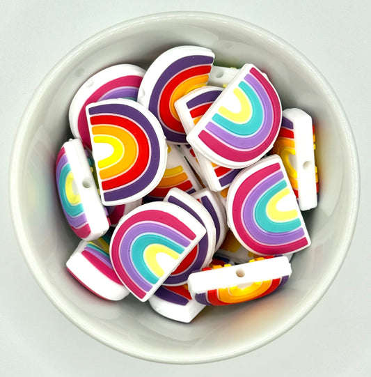 Rainbows | Silicone Focal Bead