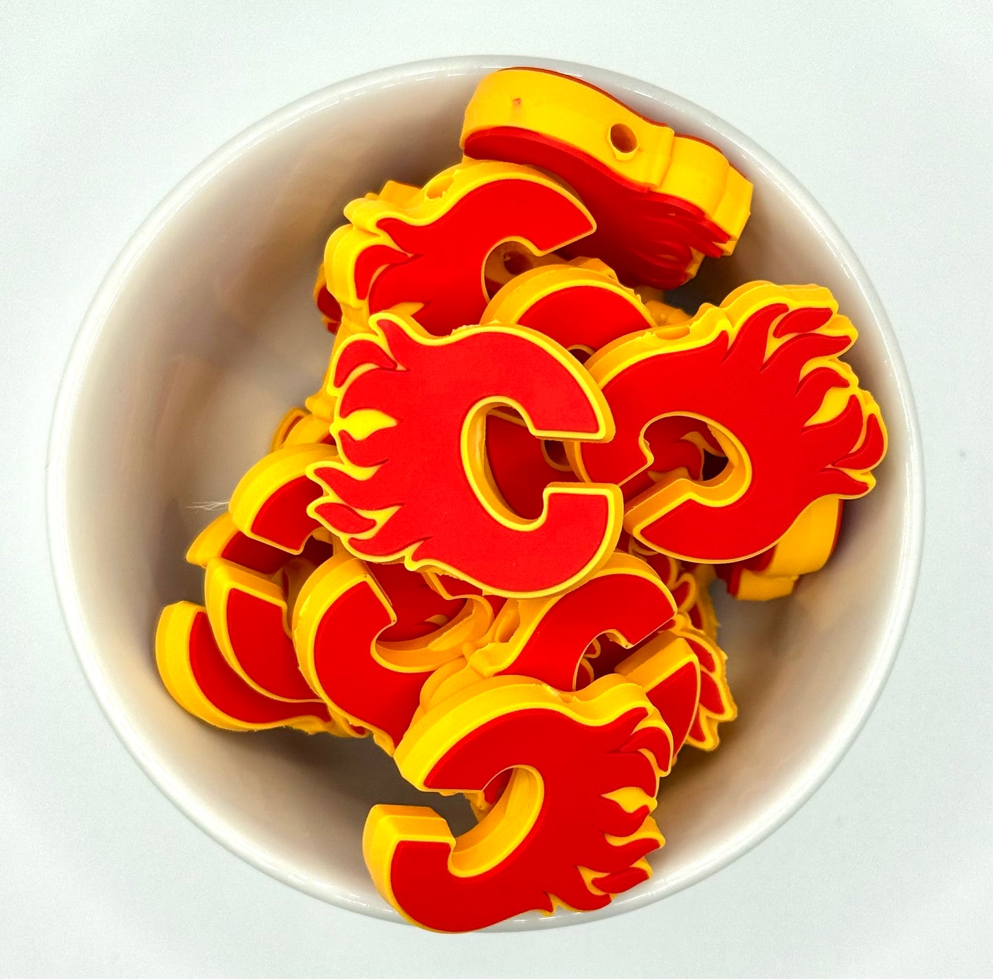 Hockey | Multiple Options Silicone & PVC Focal Bead