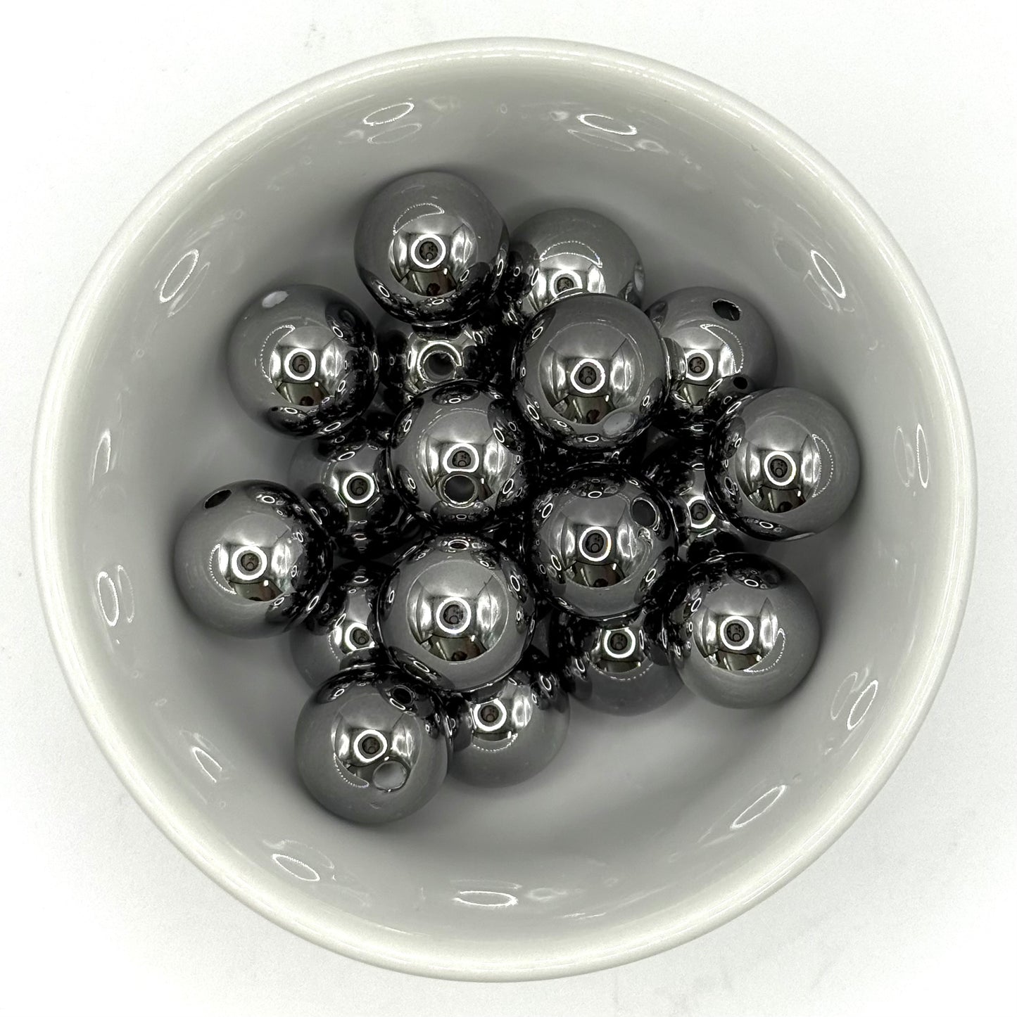 Metallic Acrylic Beads 16mm | Acrylic Beads