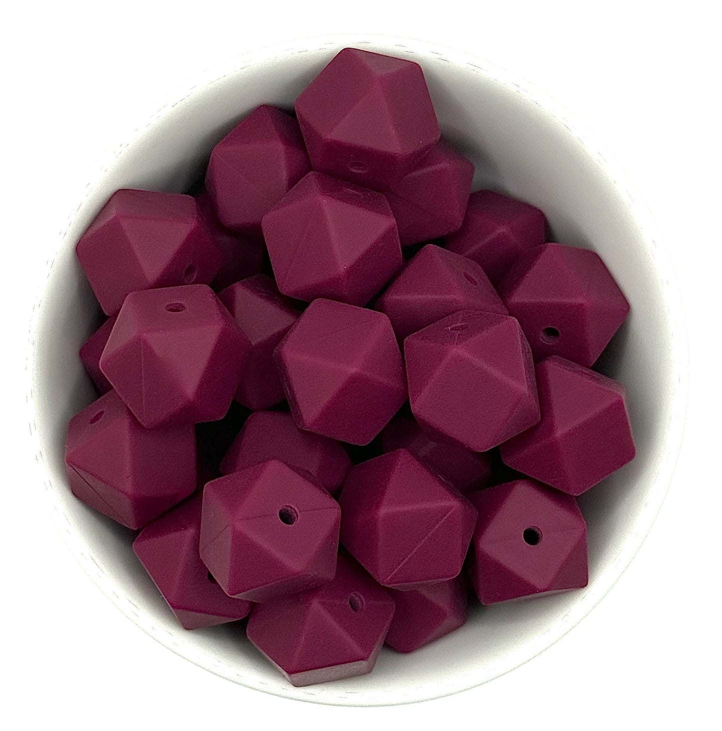 Hexagon 14mm | Silicone Beads