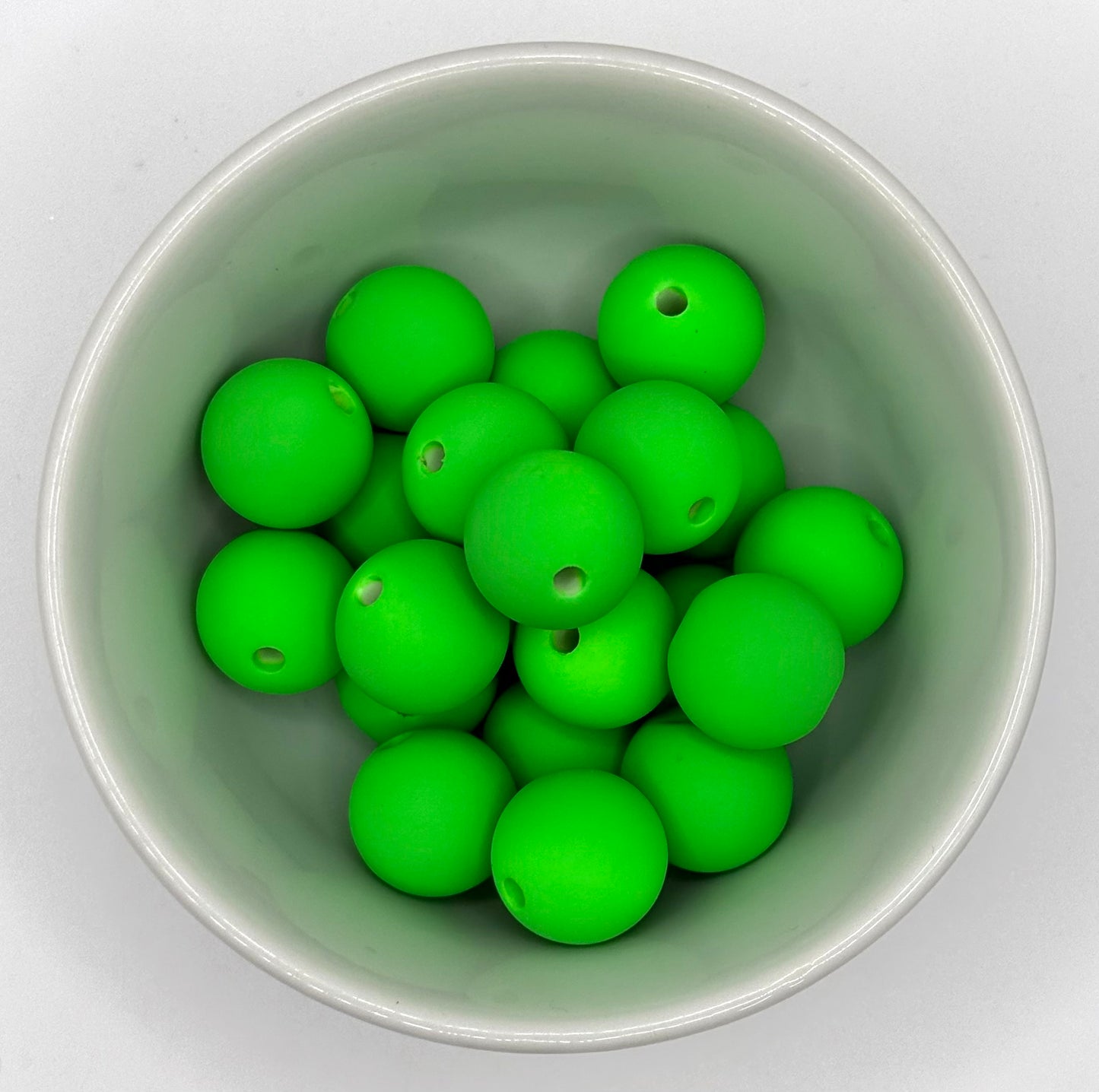 Neon Acrylic 15mm Beads | Acrylic
