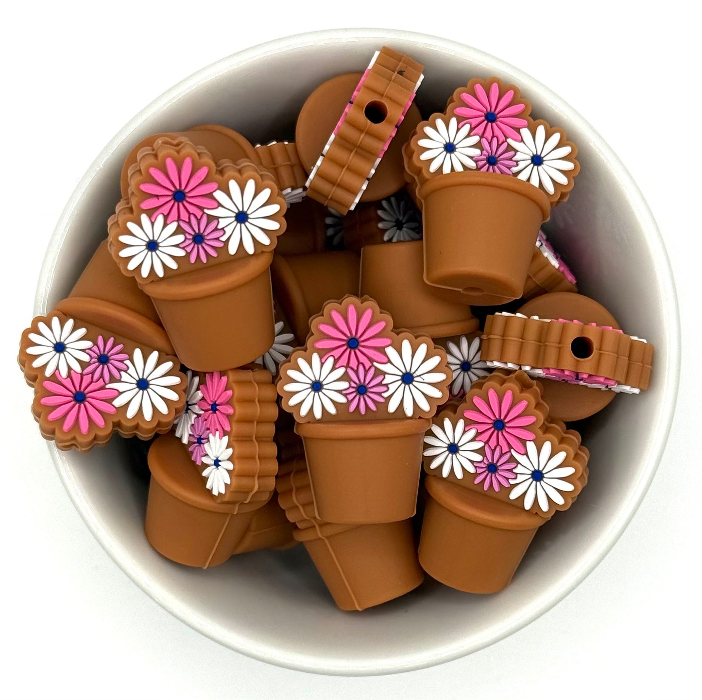 Flower Pot🌷| Silicone Focal Beads 3D