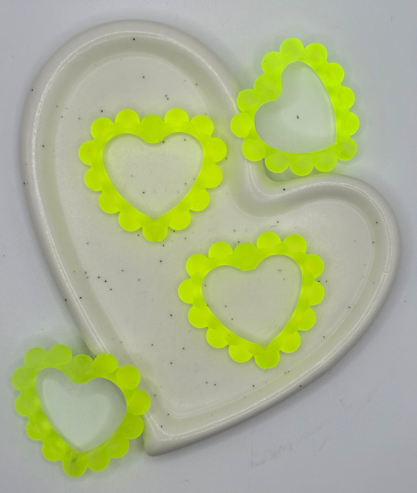 Bubble Heart Frame | Acrylic Beads
