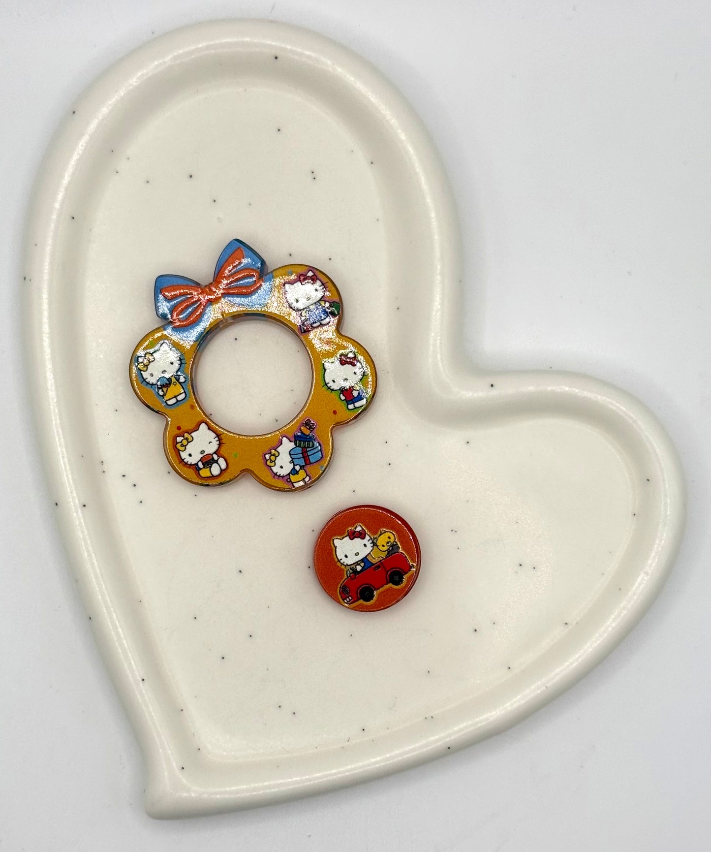 Character Wreath / Focal Spinner set | Acrylic Focal Beads