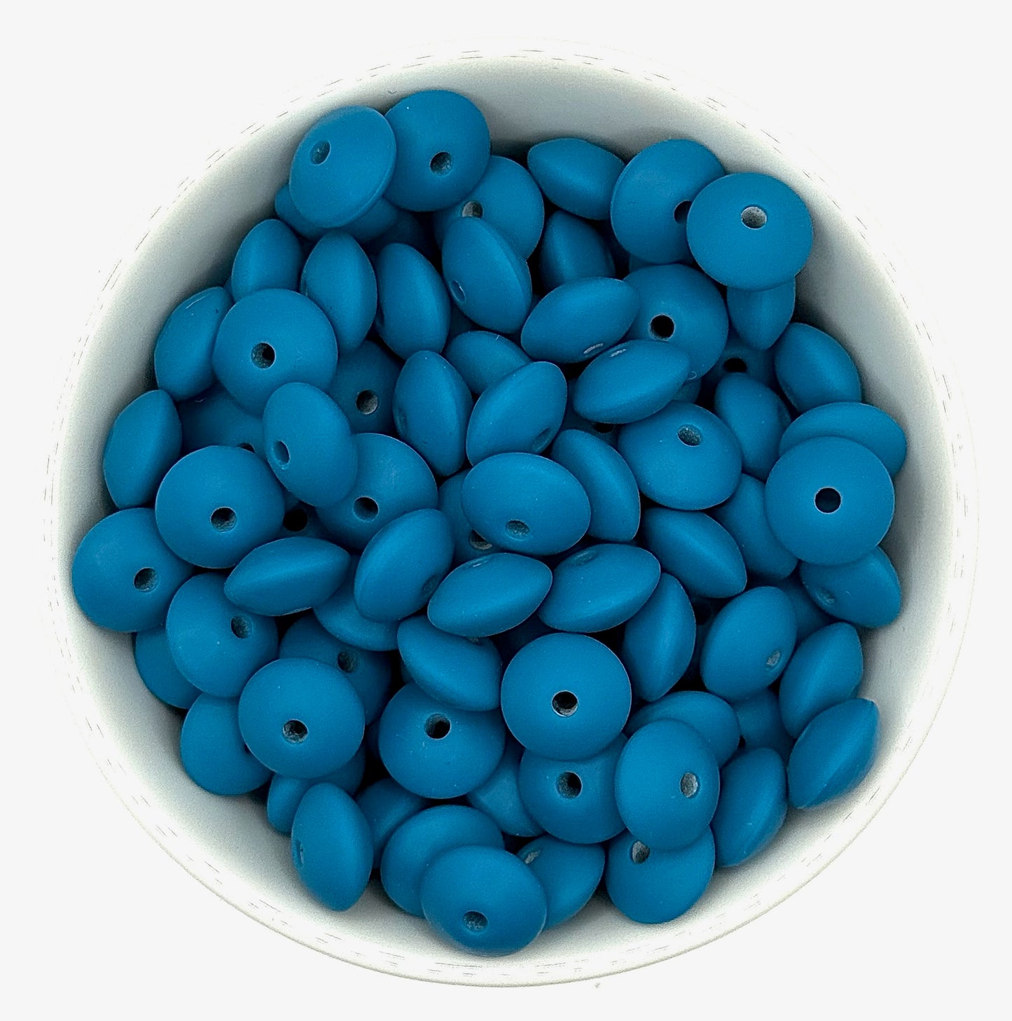 Lentil 12mm Solid Colour | Spacer Beads