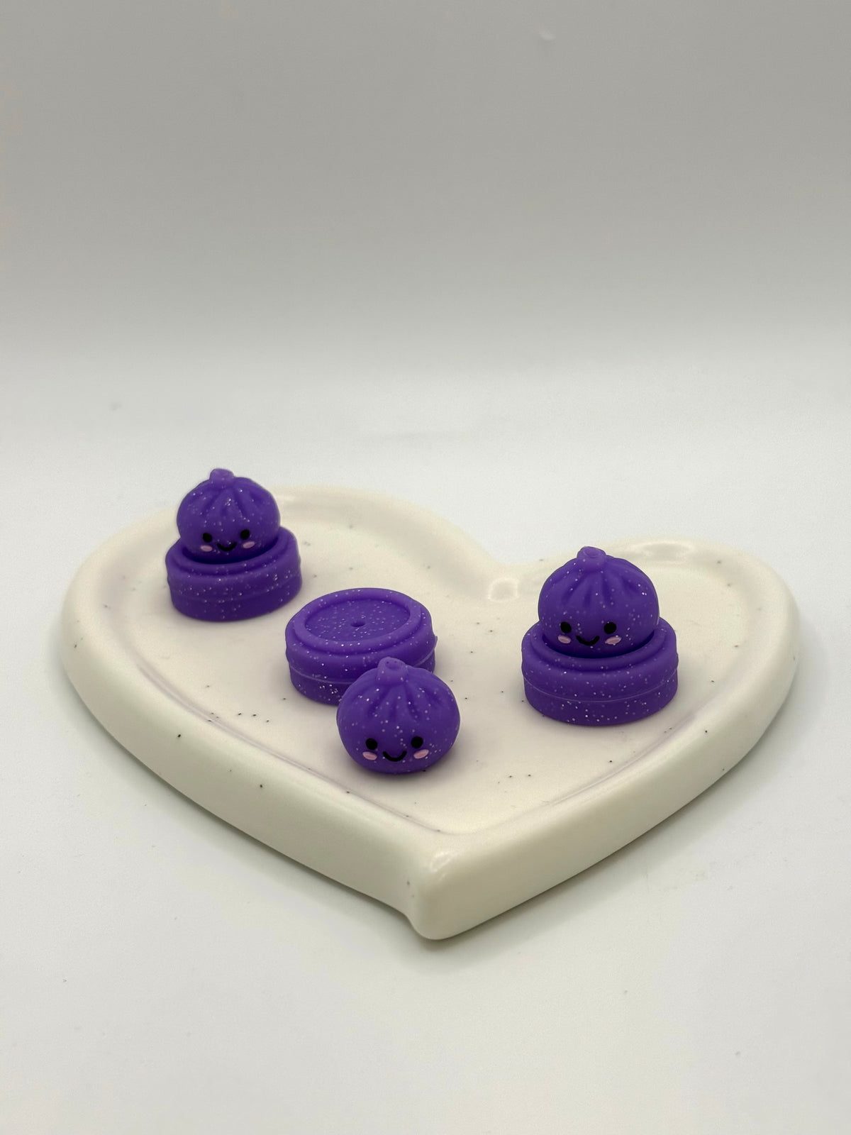 Glitter Dumplings | 3D Silicone Focal Beads