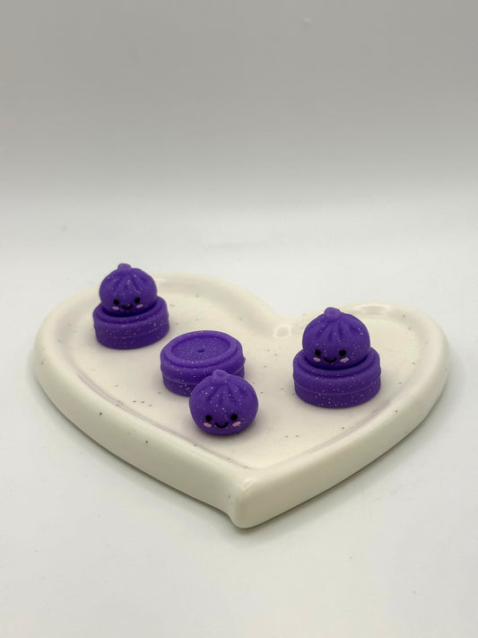 Glitter Dumplings | 3D Silicone Focal Beads