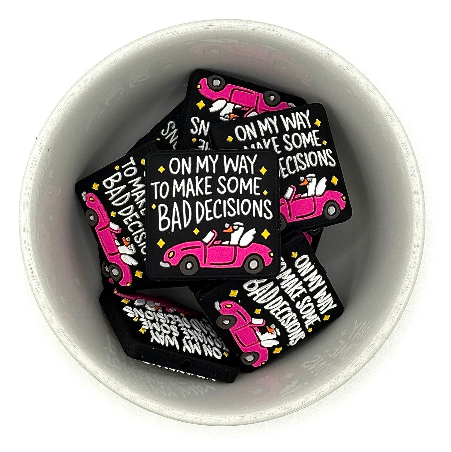 On My Way To Make Bad Decisions | Silicone Focal Beads