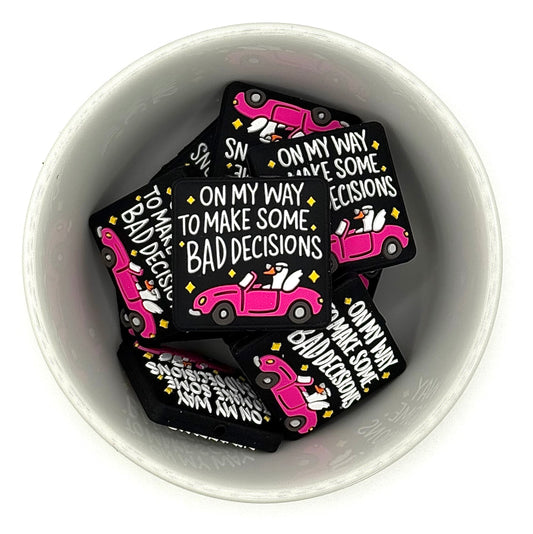 On My Way To Make Bad Decisions | Silicone Focal Beads