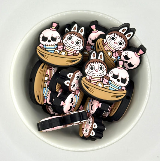 Labubu Monster with Sidekick - Focal Bead