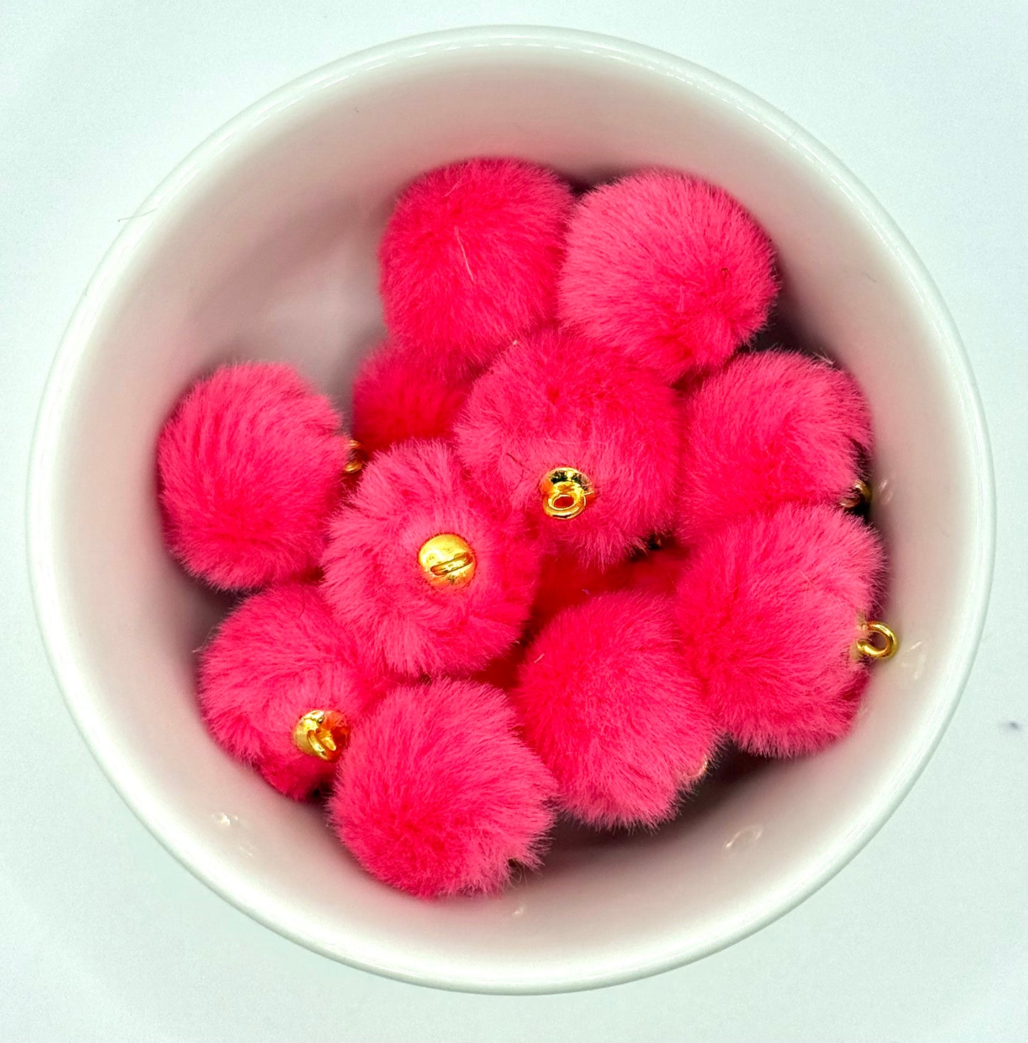 Fuzzy Pom Pom Charm | Accessories