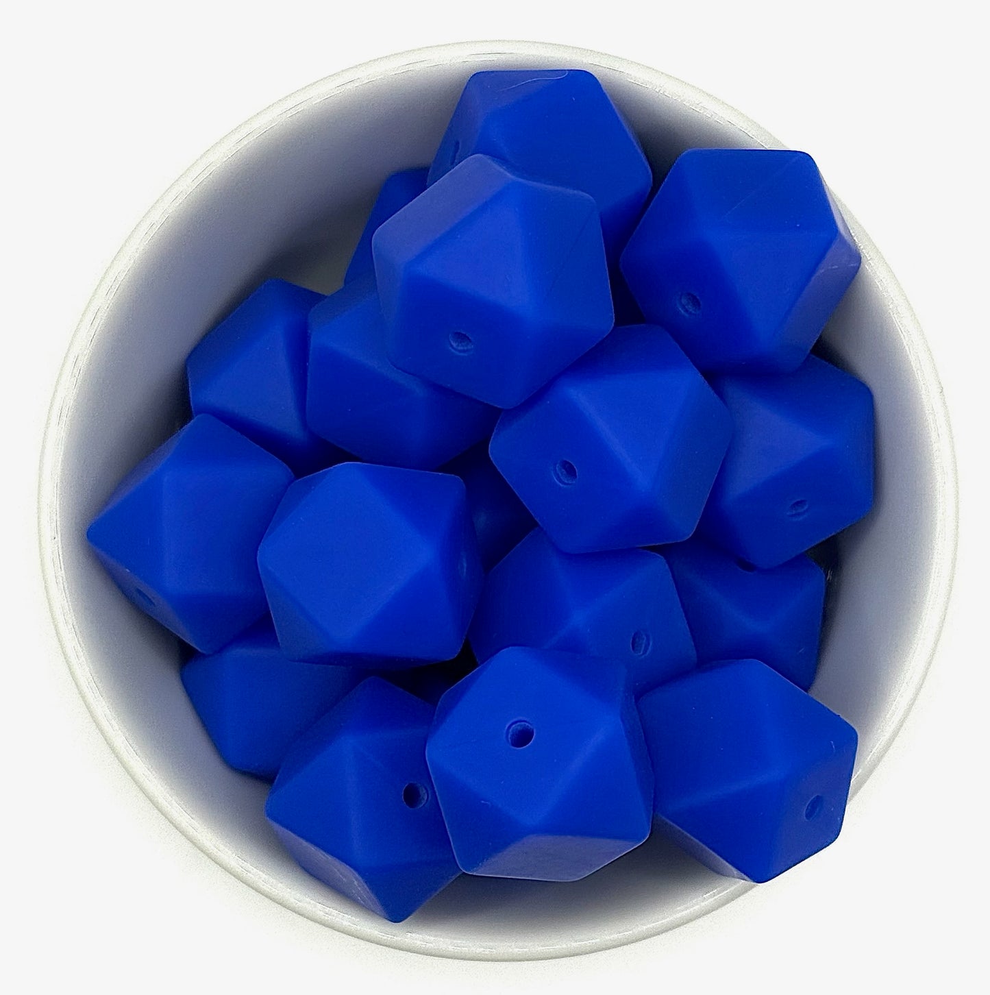 Hexagon 17mm Solid |  Silicone Beads