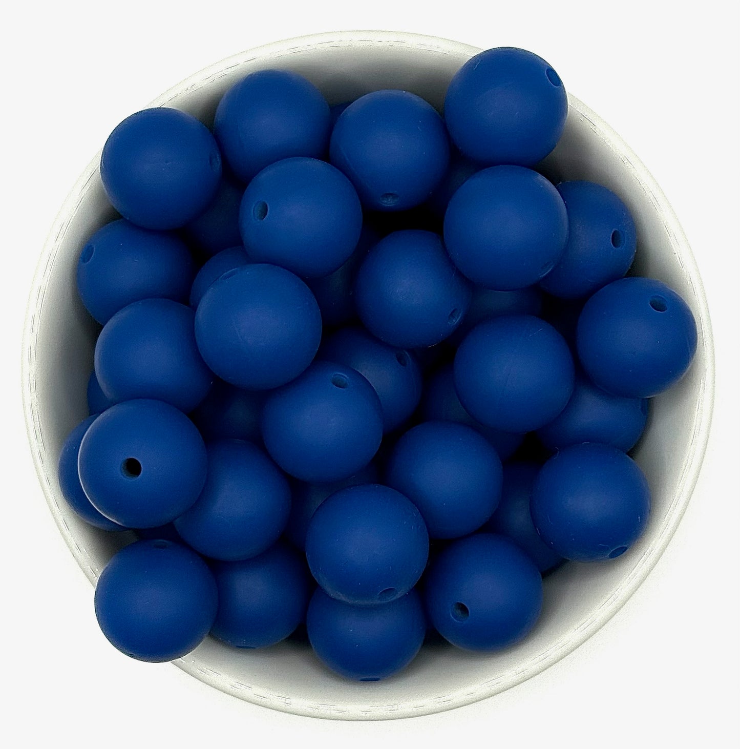 Silicone Solid Colour 15mm Beads | Silicone Beads Round