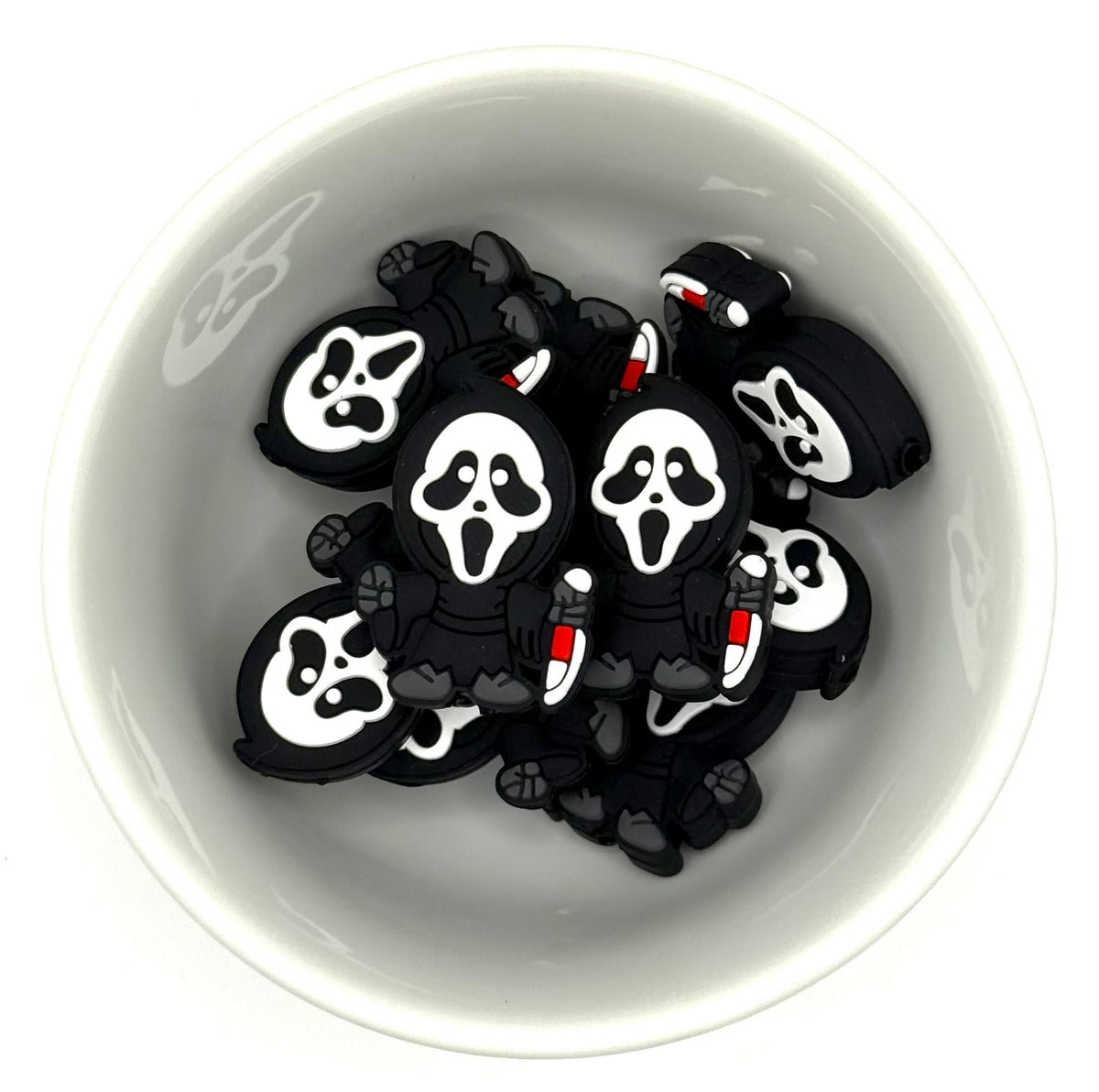 Ghost-face  | Silicone Focal Beads