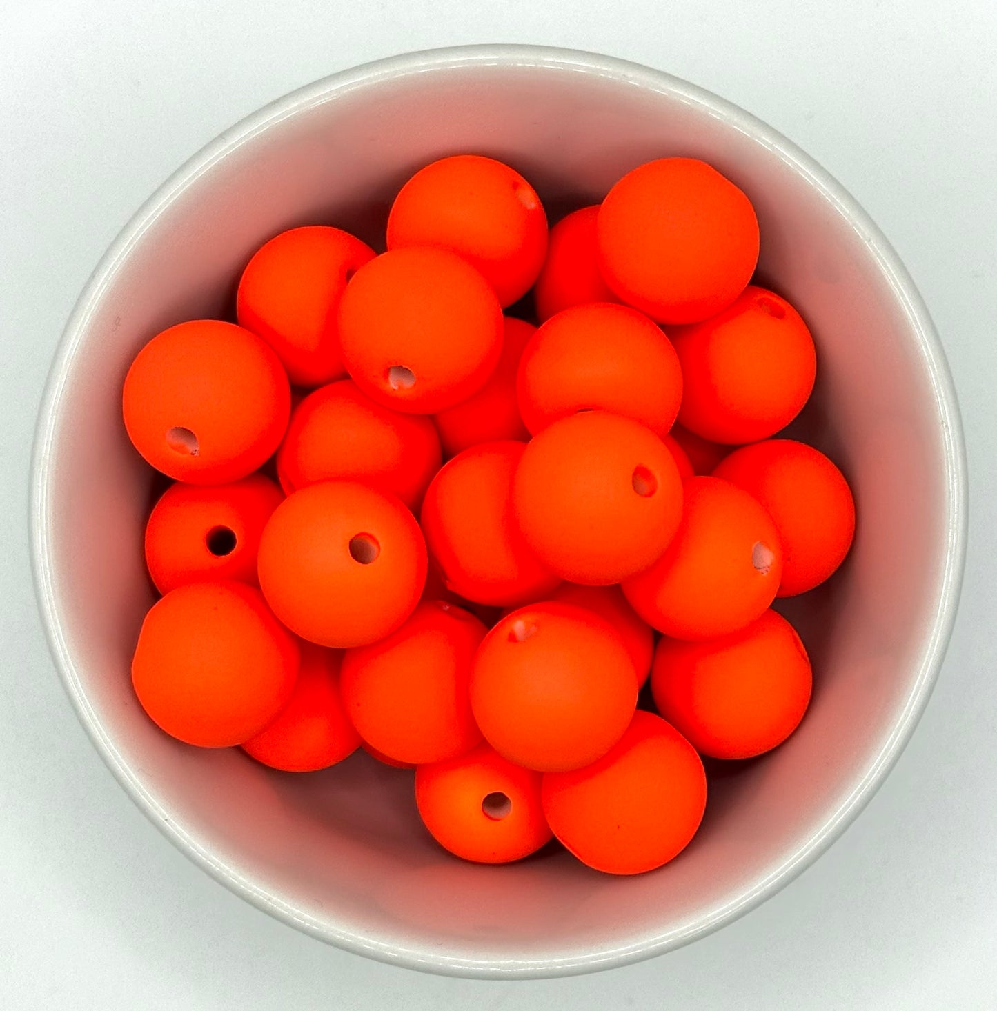 Neon Acrylic 15mm Beads | Acrylic