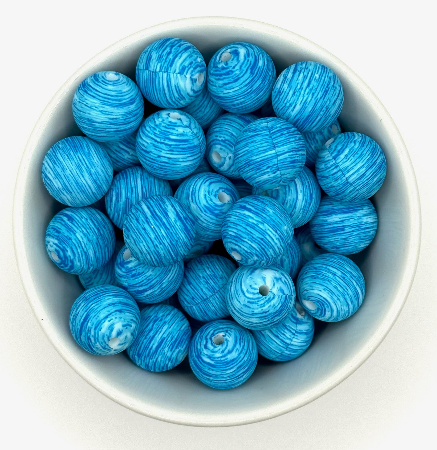 Printed 15mm Silicone Bead | Silicone Printed Beads