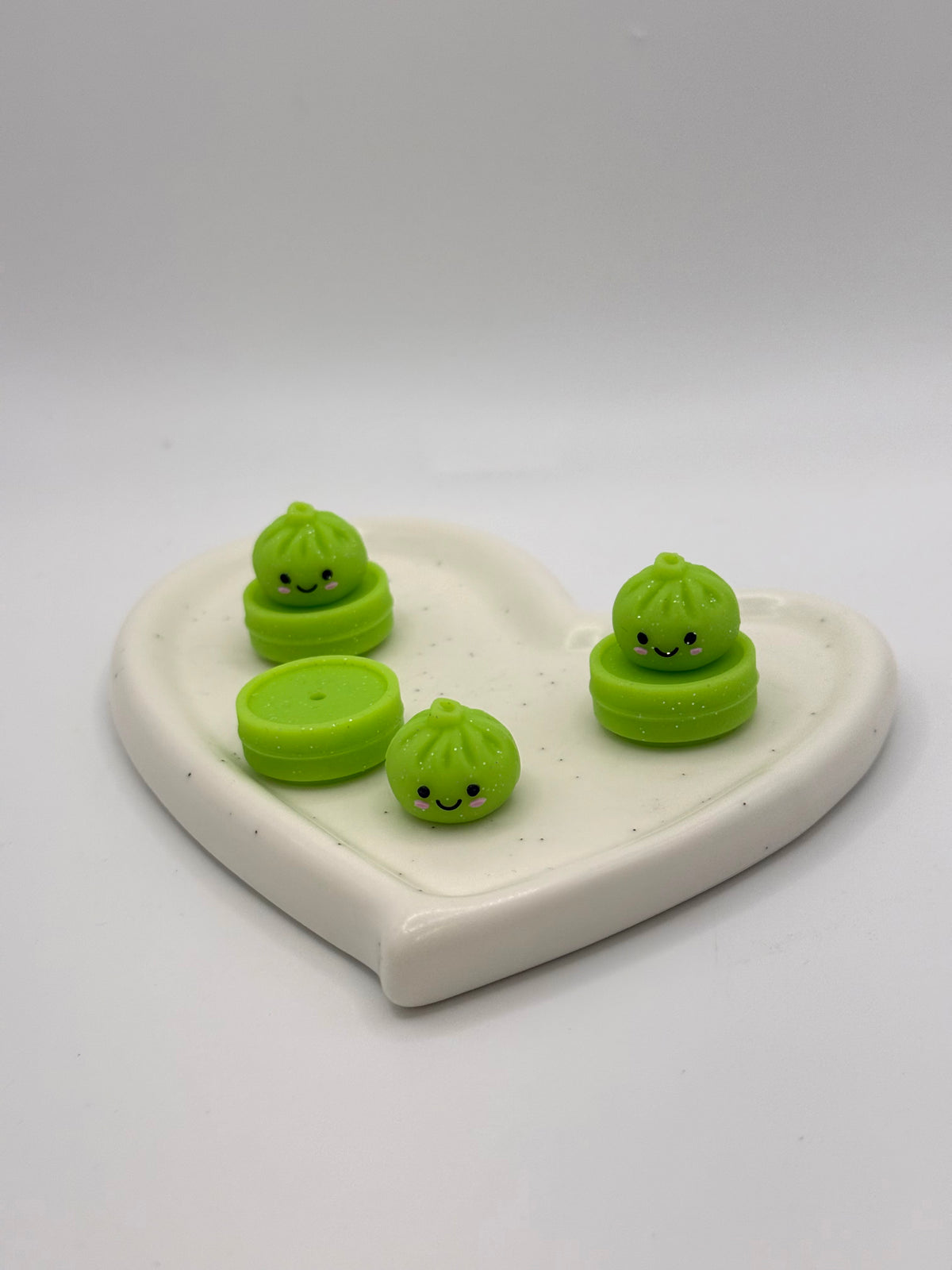 Glitter Dumplings | 3D Silicone Focal Beads