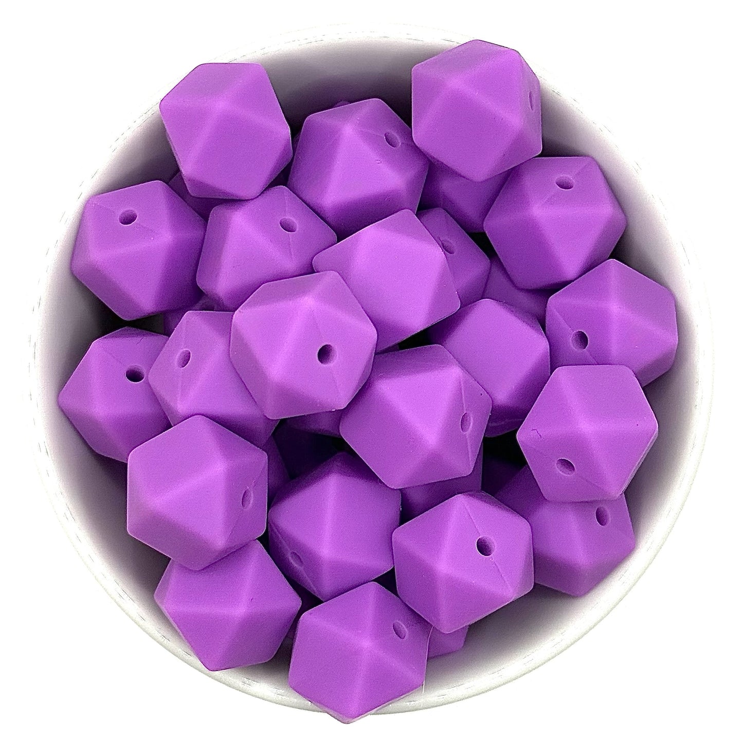 Hexagon 14mm | Silicone Beads