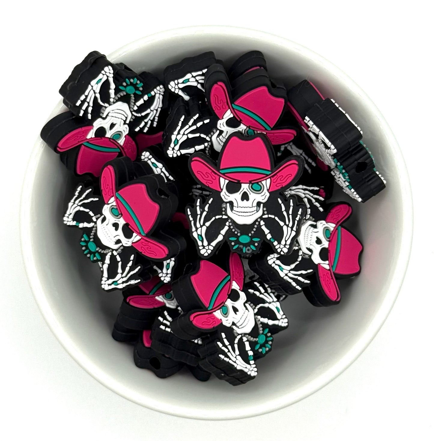 Cowboy Skeleton | Silicone Focal Bead