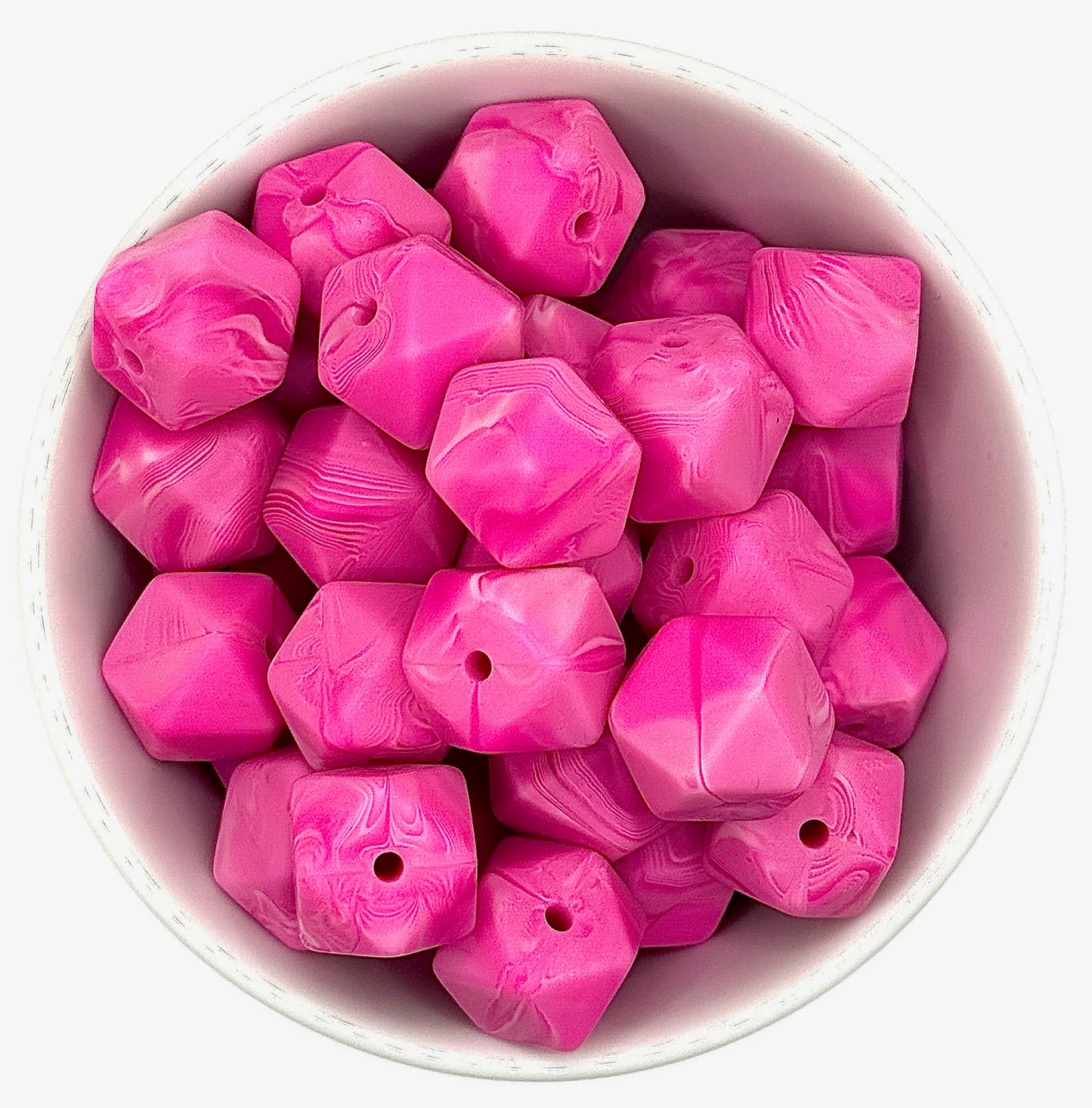 Hexagon 14mm | Silicone Beads