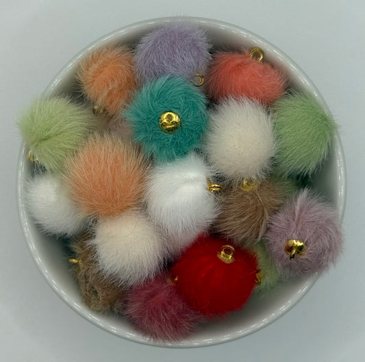 Fuzzy Pom Pom Charm | Accessories