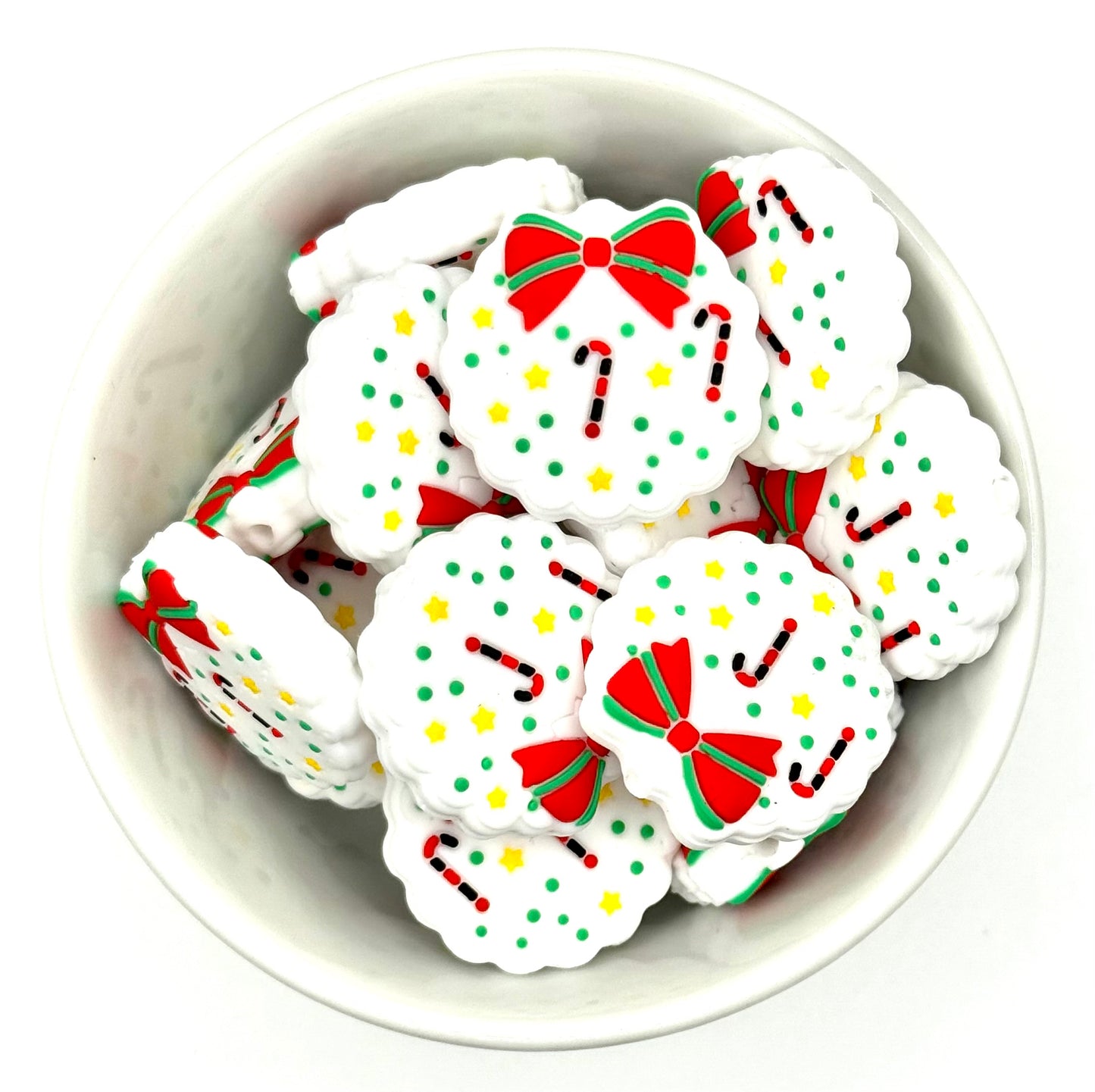 Holiday Wreath - Focal Beads