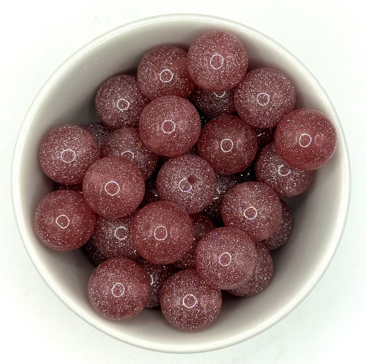 Glitter Acrylic 16mm | Acrylic Beads