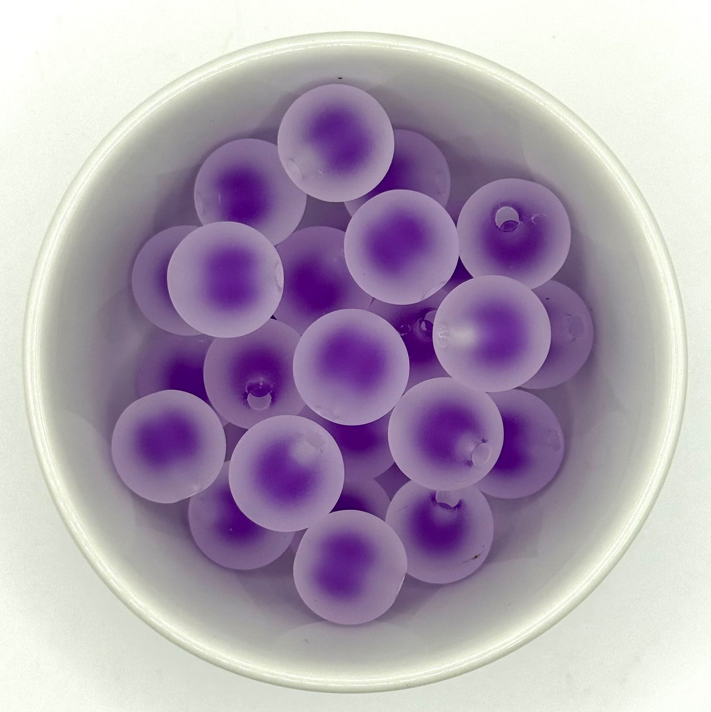 Colour Filled Frosted 16mm | Acrylic Beads
