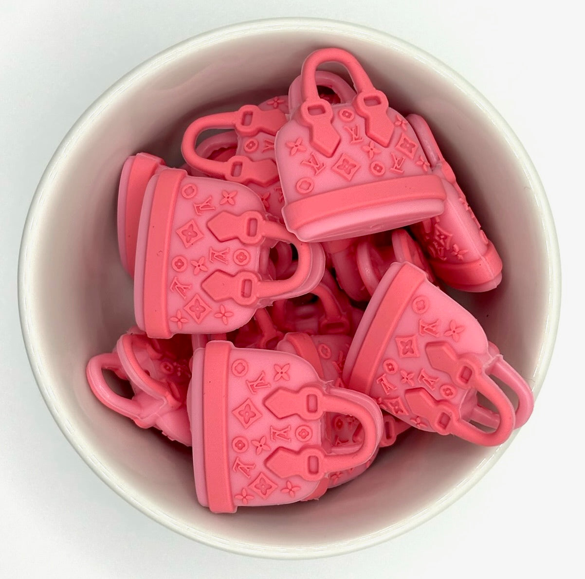 LV Purse | Silicone Focal Bead