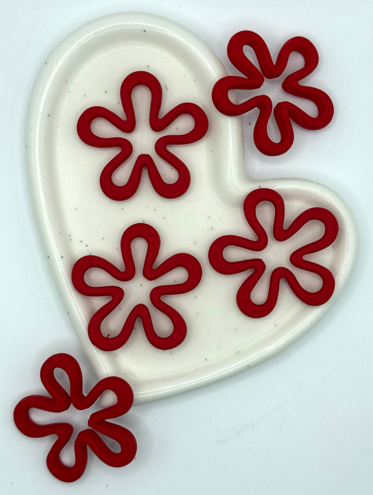 Funky Flower Frame Solid | Acrylic Beads