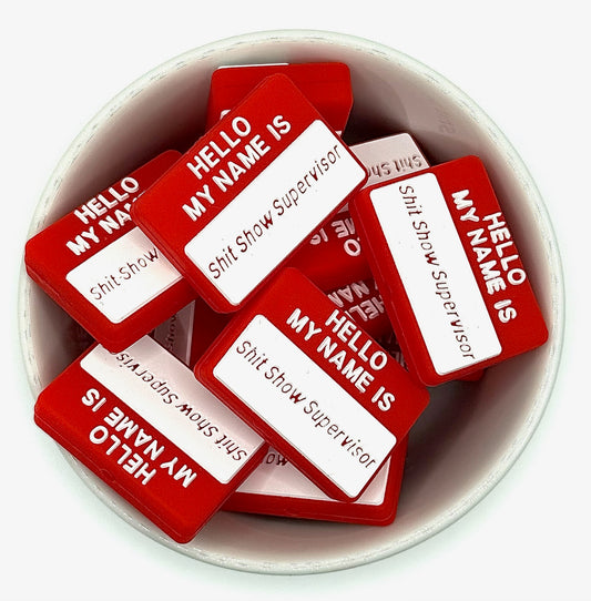 Shit Show Supervisor | Silicone Focal Bead