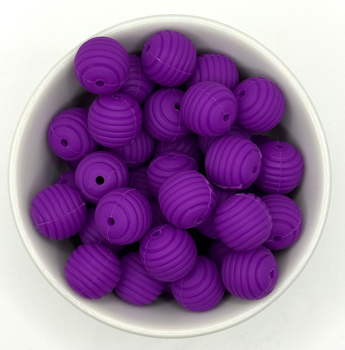 Perle en silicone nid d'abeille 15 mm | Perles en silicone