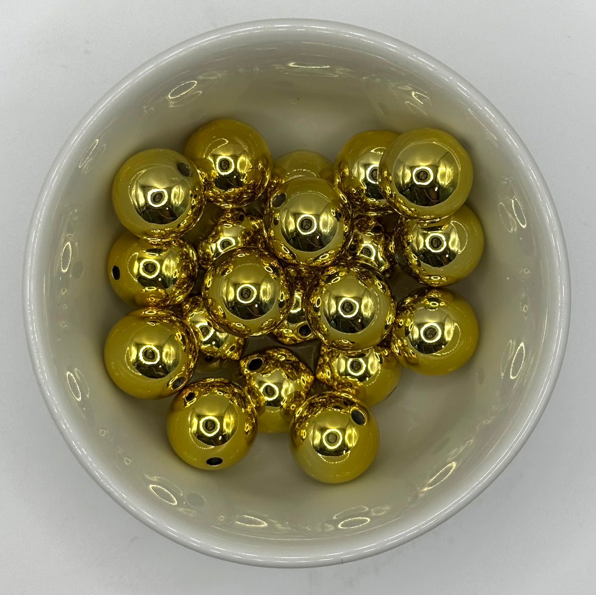 Metallic Acrylic Beads 16mm | Acrylic Beads