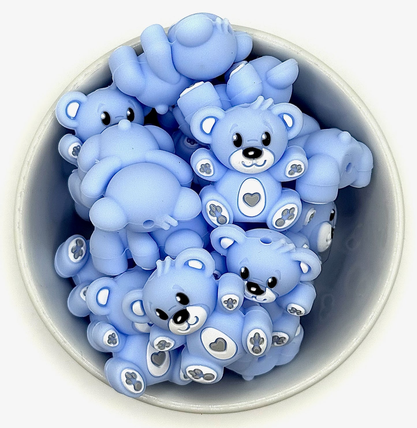 Teddy Bears 3D | Silicone Focal Beads