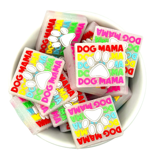 Dog Mom | Silicone Focal Bead