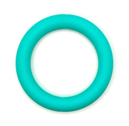 65mm Round Silicone Rings Solid Colours