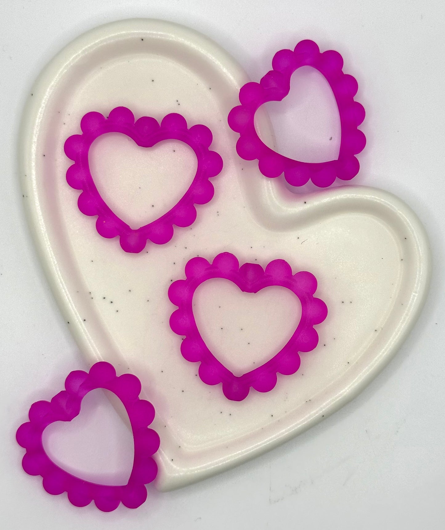 Bubble Heart Frame | Acrylic Beads
