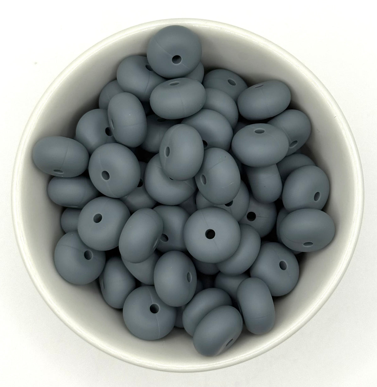 Perle d'espacement Abacus 14mm | Perles d'espacement en silicone