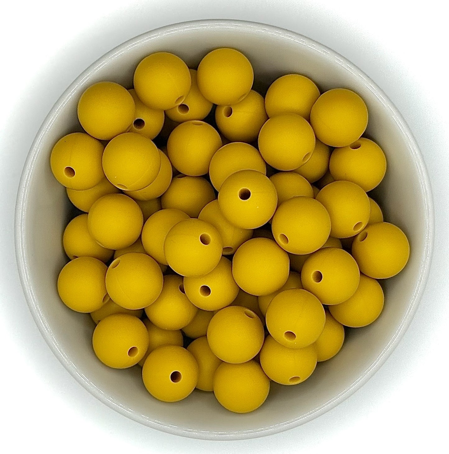 Silicone Round Bead 12mm | Silicone Solid Color Beads